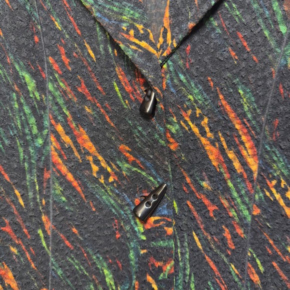 Eva Varro Women Blazer Jacket XL Art to Wear Lagenlook Multicolor Abstract - Picture 7 of 9